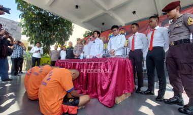 Polres Kediri Amankan Sekelompok Pemuda Bawa Sajam hingga Lukai Warga