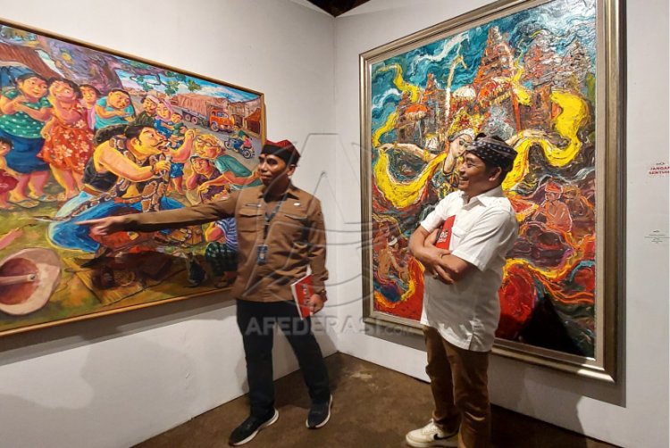 Tenaga Ahli KSP Apresiasi Pameran Seni ArtOs Nusantara Banyuwangi
