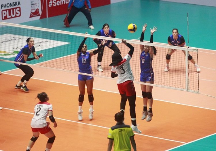 AVC Challenge Cup 2023: Timnas Voli Putri  Indonesia Juara Grup A, Bertemu Australia di Babak Kedua