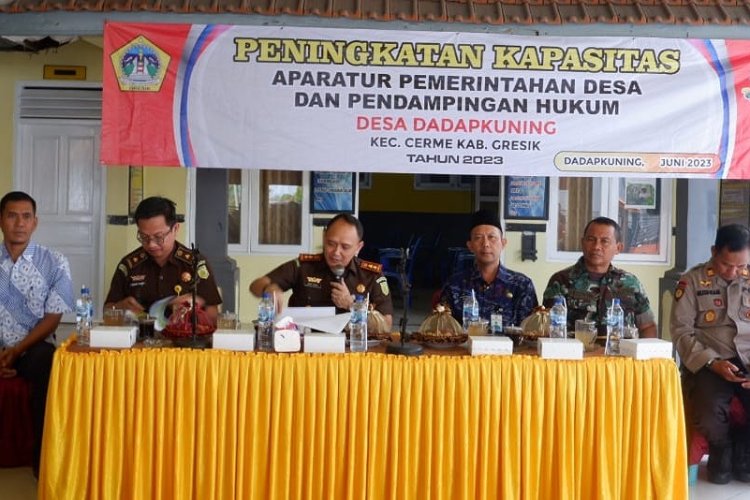 Ajak Kades Tidak Korupsi, Kejari Gresik Berikan Penyuluhan Hukum