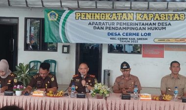 Kejari Gresik Turun Desa, Ingatkan Tata Kelola Anggaran Dana Desa Dengan Benar
