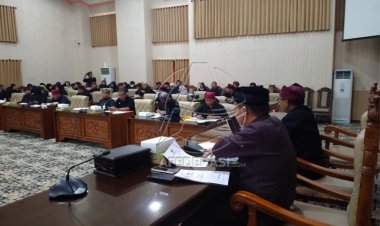 Rapat Banggar DPRD Banyuwangi Bahas Raperda Pertanggungjawaban Pelaksanaan APBD 2022