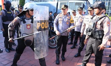 Potensi Kericuhan Pemilu 2024, Polres Gresik Siapkan Pengamanan