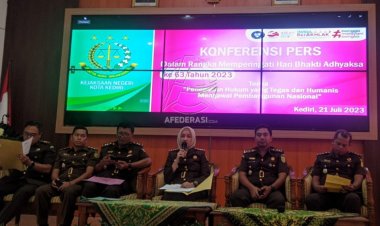 Jelang Hari Adhyaksa ke 63, Kejari Kota Kediri Catat Dua Kasus Menonjol
