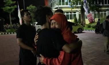 Konvoi Ditangkap Polisi, Pesilat asal Gresik Menangis