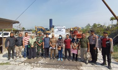 Nekat Beroperasi, Satpol PP Tutup Permanen Usaha Pengecoran Beton Tak Berizin