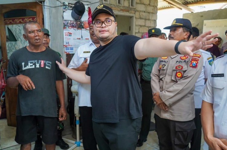 Mas Dhito Kunjungi Warga ODGJ di Sanggar Kesehatan Jiwa Baitul Latifa