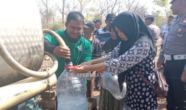 Krisis Air Bersih, Polres Situbondo Kirim Air Bersih