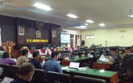 Banggar DPRD Trenggalek, Bahas Laporan Realisasi Setengah Semester APBD 2023