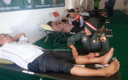 Bakti TNI AD, KANMINVETCAD V/21 Situbondo Gelar Baksos Akupuntur Terhadap Puluhan Warga