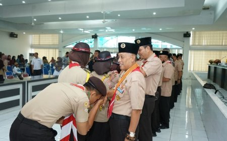 Asisten Asahan Lepas Peserta Raimuna Nasional ke XII