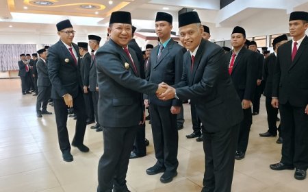 Bupati Hendy Lantik Ratusan Pejabat
