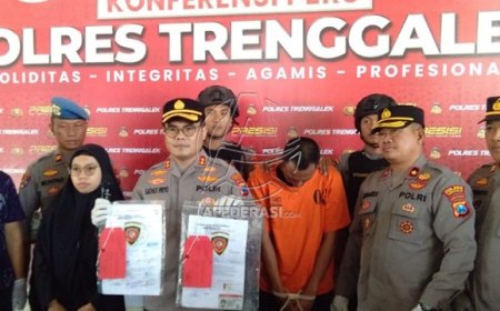 Polres Trenggalek Tangkap Pelaku Penipuan Dengan Modus Pembelian Sepeda Motor