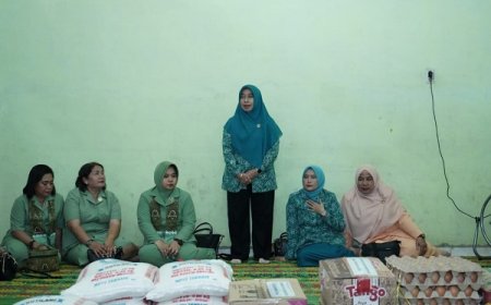 TP PKK Kabupaten Asahan Salurkan Bantuan Sembako