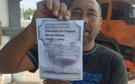 Sopir Truk Keluhkan Akses dan Harga Tiket Mahal, Paska Dibukanya Jangkar Lembar