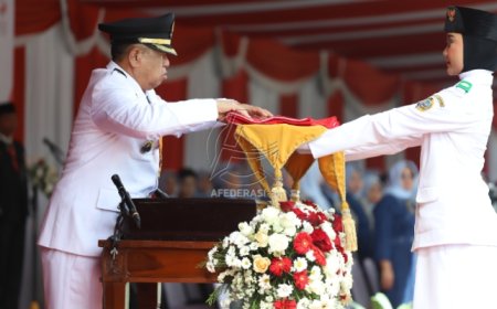 Peringatan HUT ke 78 Kemerdekaan RI , Bupati Tulungagung Ingatkan Masyarakat untuk Cinta Tanah Air