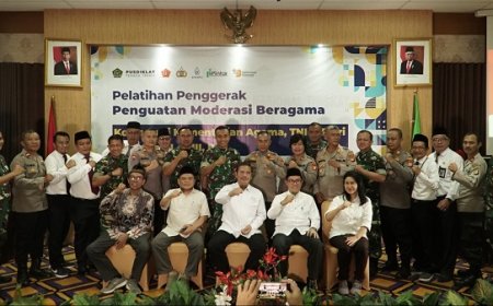 Sambut Tahun Politik, Kemenag Gandeng TNI & Polri Latih Penggerak Moderasi Beragama