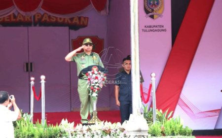 Bupati Tulungagung Bakal Libatkan Ribuan Linmas dalam Pengamanan Pemilu 2024