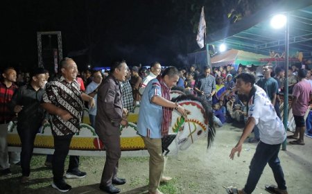 Wakil Bupati Asahan Ikuti Malam Kenduri Kesenian Jarang Kepang