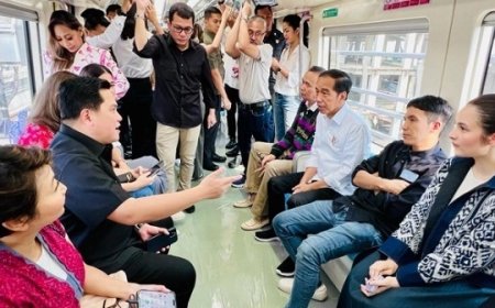 Jokowi Resmikan LRT Jabodebek Setelah 8 Tahun Dikerjakan