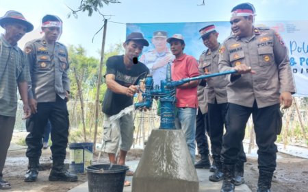 Terdampak Kemarau, Warga Desa Gempolan Dapat Sumur Bor  dan Pompa Air