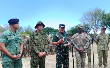 TNI Gelar Latma dengan Ribuan Personel Negara Asing