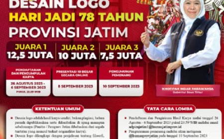 Pemprov Jatim Gelar Lomba Desain Logo Hari Jadi Ke-78