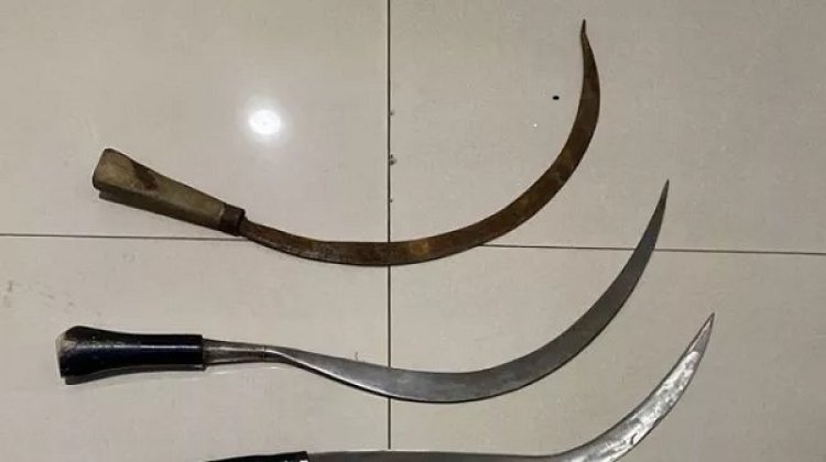 Gangster Diamankan Polsek Tegalsari, Satu Tersangka Bawa Sajam