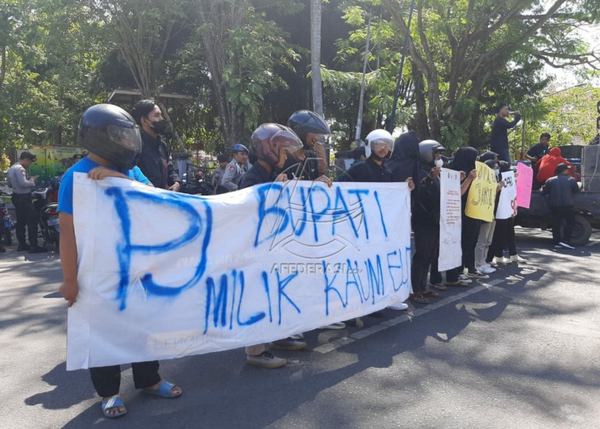 Gelar Aksi Unras, Aliansi Mahasiswa Tulungagung Soal Tiga Nama Pj Bupati