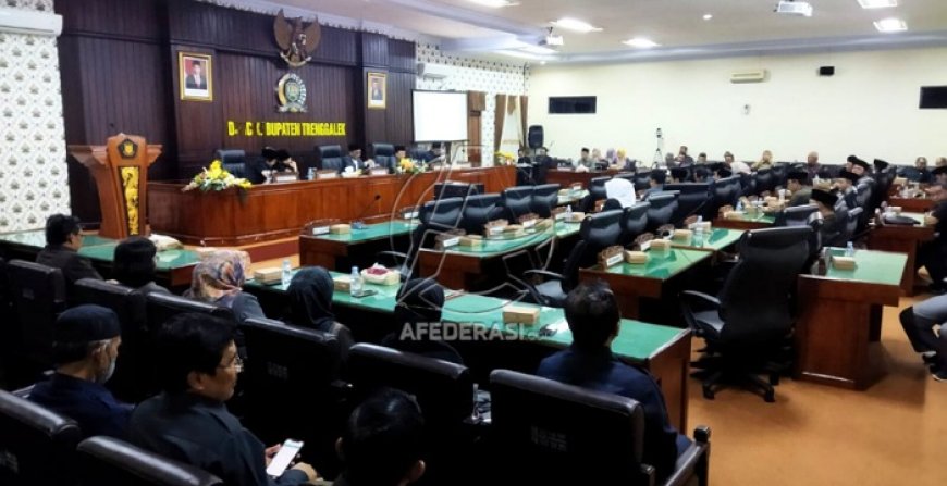 DPRD Trenggalek Gelar Rapat Paripurna, Kesepakatan KUA-PPAS TA 2024 dan Perubahan 2023
