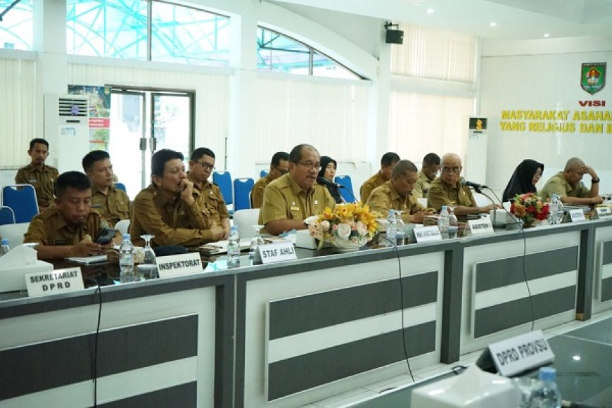 Bahas RKPD, Wabup Asahan Terima Kunjungan Kerja DPRD Provsu