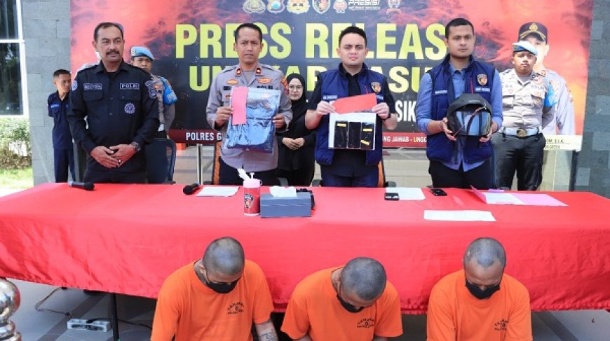 Dorr..! Dua Penjambret Gresik Ditembak Kaki