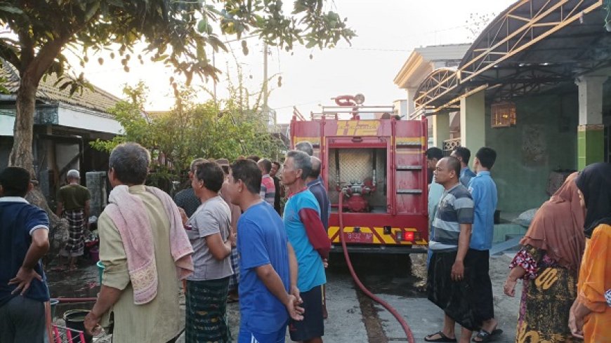 Kompor Gas Bocor, Dua Rumah di Gresik Terbakar