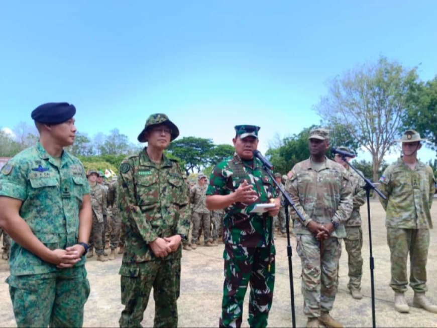 TNI Gelar Latma dengan Ribuan Personel Negara Asing