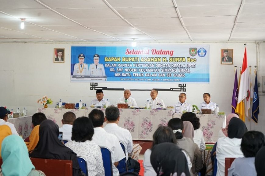 Bupati Asahan Silaturahmi dengan Keluarga Besar UPTD Disdik
