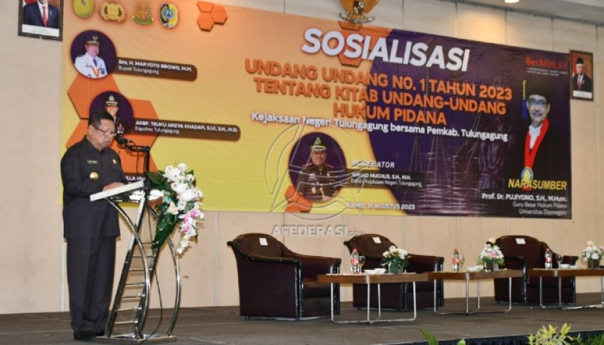 Pemkab dan Kejari Tulungagung Gelar Sosialisasi UU Pidana Bersama APH, Memaksimalkan Fungsi RJ