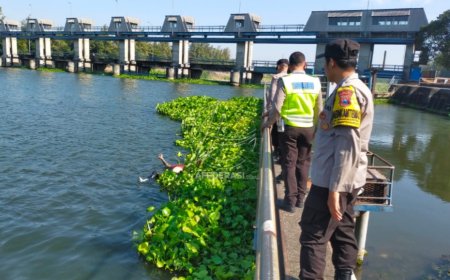 Jasad Laki-laki Ditemukan di Bendung Gerak Waru Turi
