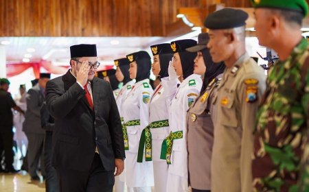 Kukuhkan Paskibra, Ini Pesan Mas Dhito