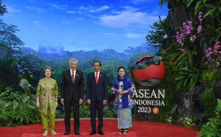 KTT Ke-43, Presiden Jokowi Sambut Pemimpin ASEAN di JCC