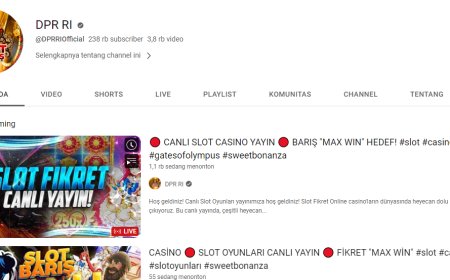 BREAKING NEWS! Akun YouTube DPR RI Kena Retas, Tampilkan Live Casino Slot