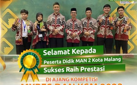 MAN 2 Kota Malang Raih Perak dan Perunggu KSM-Myres 2023
