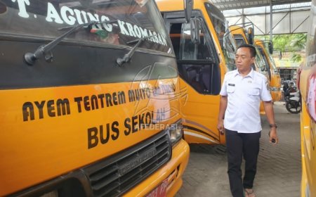 Pelayanan Bus Sekolah Kembali Normal, Dishub Tulungagung : Sementara Gunakan Dana Perawatan Kendaraan Lainnya