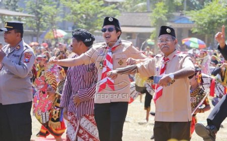 Wabup Trenggalek Apresiasi Kegiatan Kemah Budaya