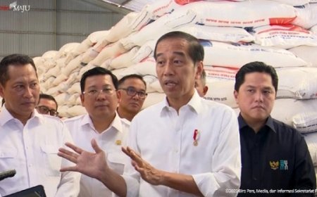 Gestur Erick Thohir Kala Jokowi Sebut Menteri Tak Usah Mundur Kalau Maju di Pilpres 2024