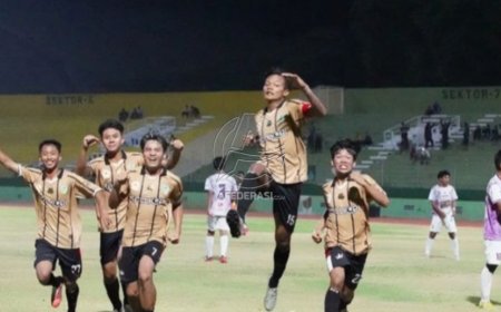 Gol Penalti Didit Pastikan Kabupaten Kediri Raih Tiket Final di Ajang Porprov Jatim