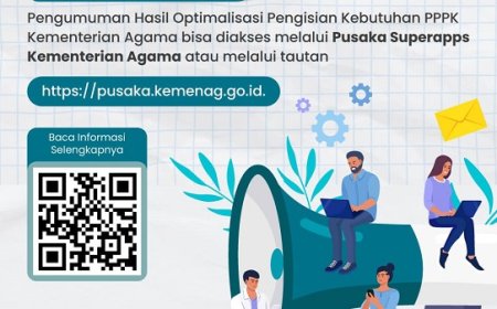 Kemenag Rilis Pengumuman Terkait Optimalisasi Pengisian Kebutuhan PPPK