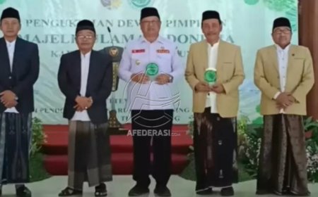 Bupati Maryoto Kukuhkan Pengurus MUI Tulungagung