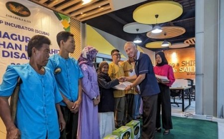 Puncak Program Scuba, Puluhan Penyandang Disabilitas unjuk Hasil Jahitan dalam Inagurasi