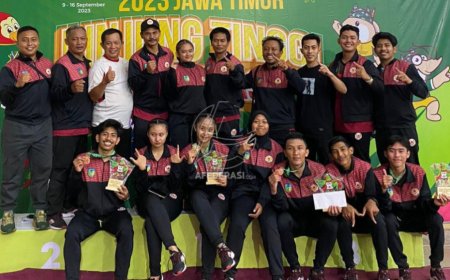 Porprov Jatim 2023, Karate Kabupaten Kediri Bawa Pulang 4 Medali