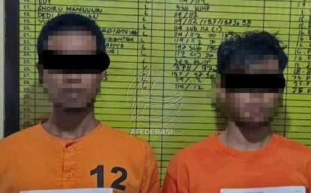 Geber Motor Depan Warkop, Berujung Penganiyaan, Dua Pemuda Diamankan